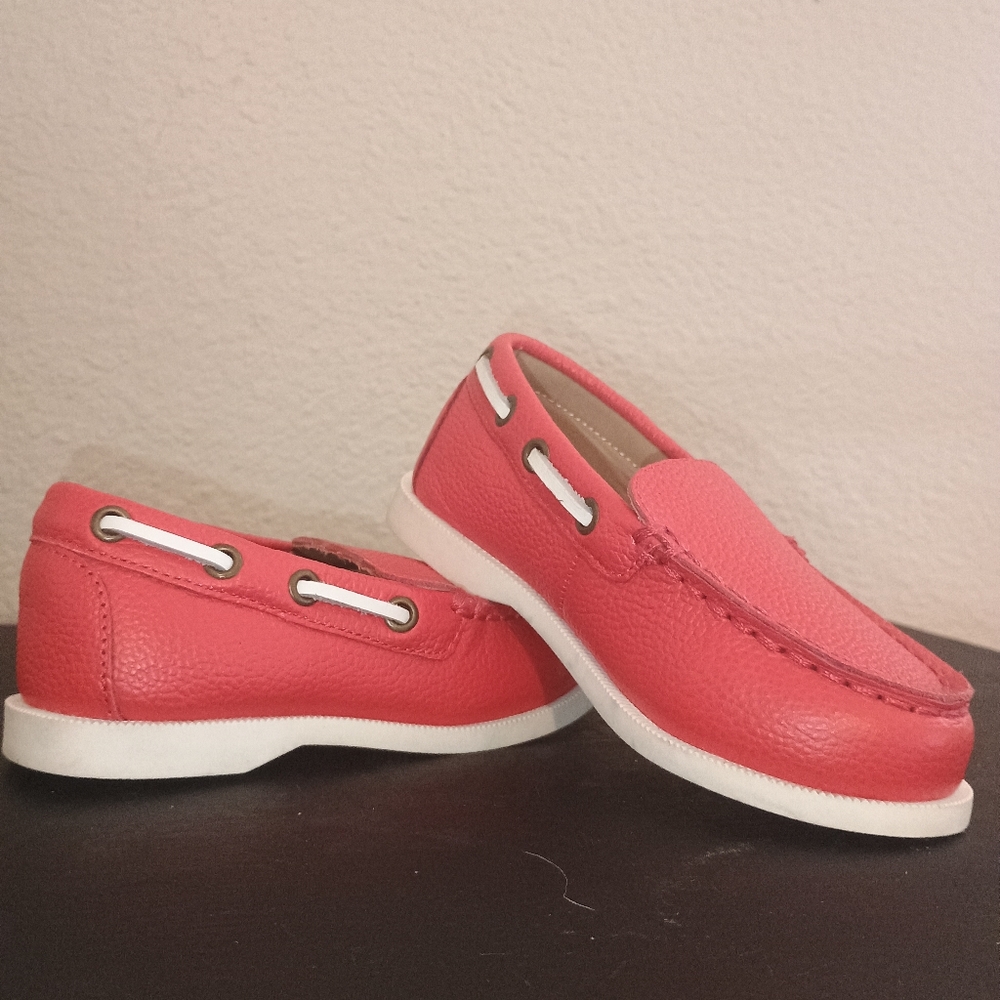 RED Janie & Jack Loafers, 6 Toddler